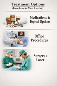 Treatment options for piles