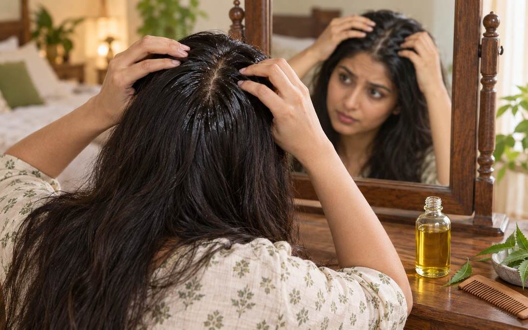 Can Oiling Your Hair Too Much Actually Cause More Dandruff?